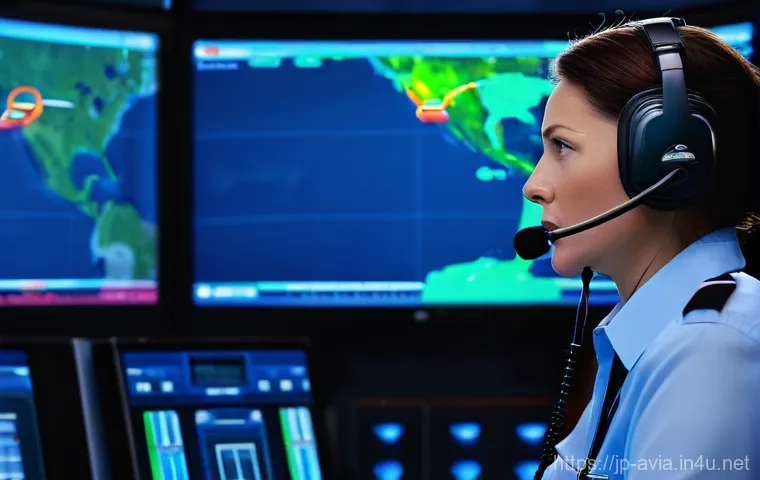 항공운항관리사 역할과 책임 - **Prompt 1: Meticulous Flight Planning**
    "A highly detailed, realistic image of a male airline d...